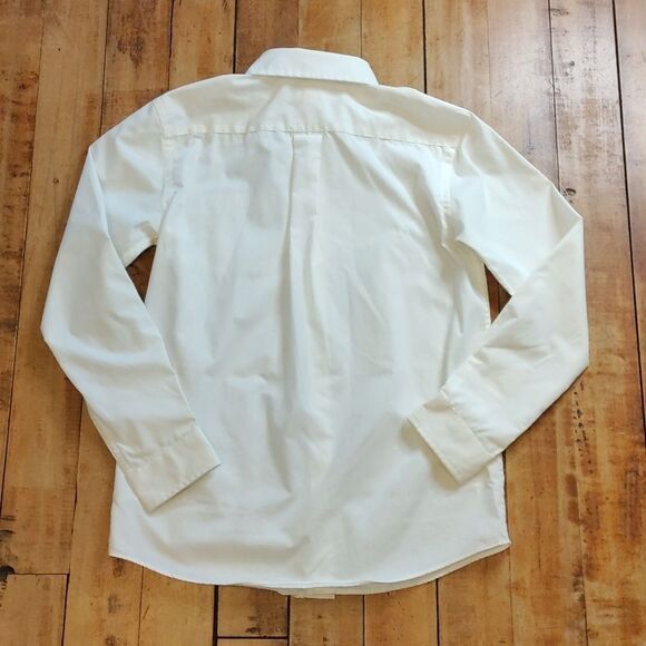 Cat & Jack Dress Shirt 12 to 14 White Special Occasion Wedding Spring Easter - Picture 5 of 5